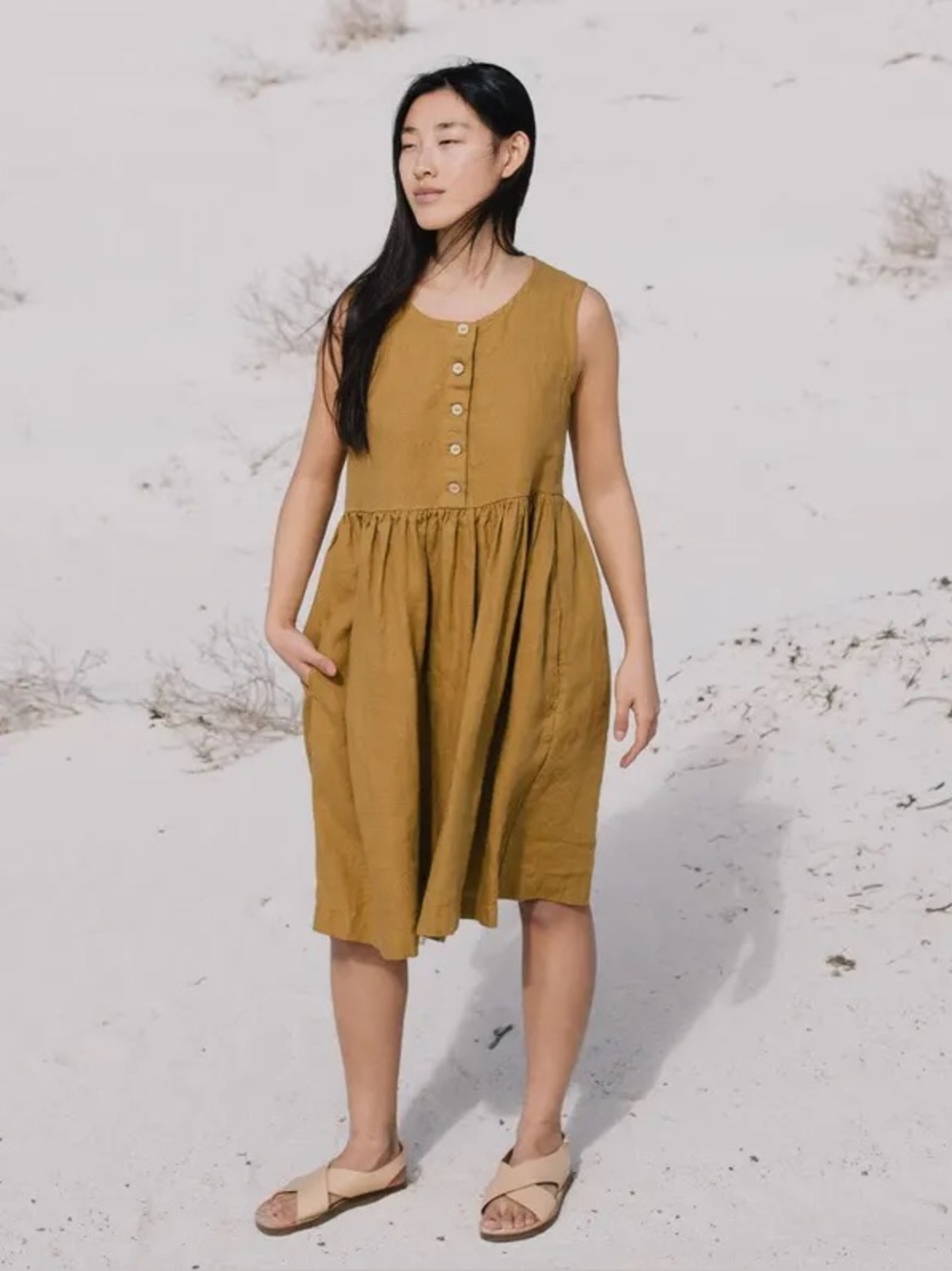 Not Perfect Linen Dress